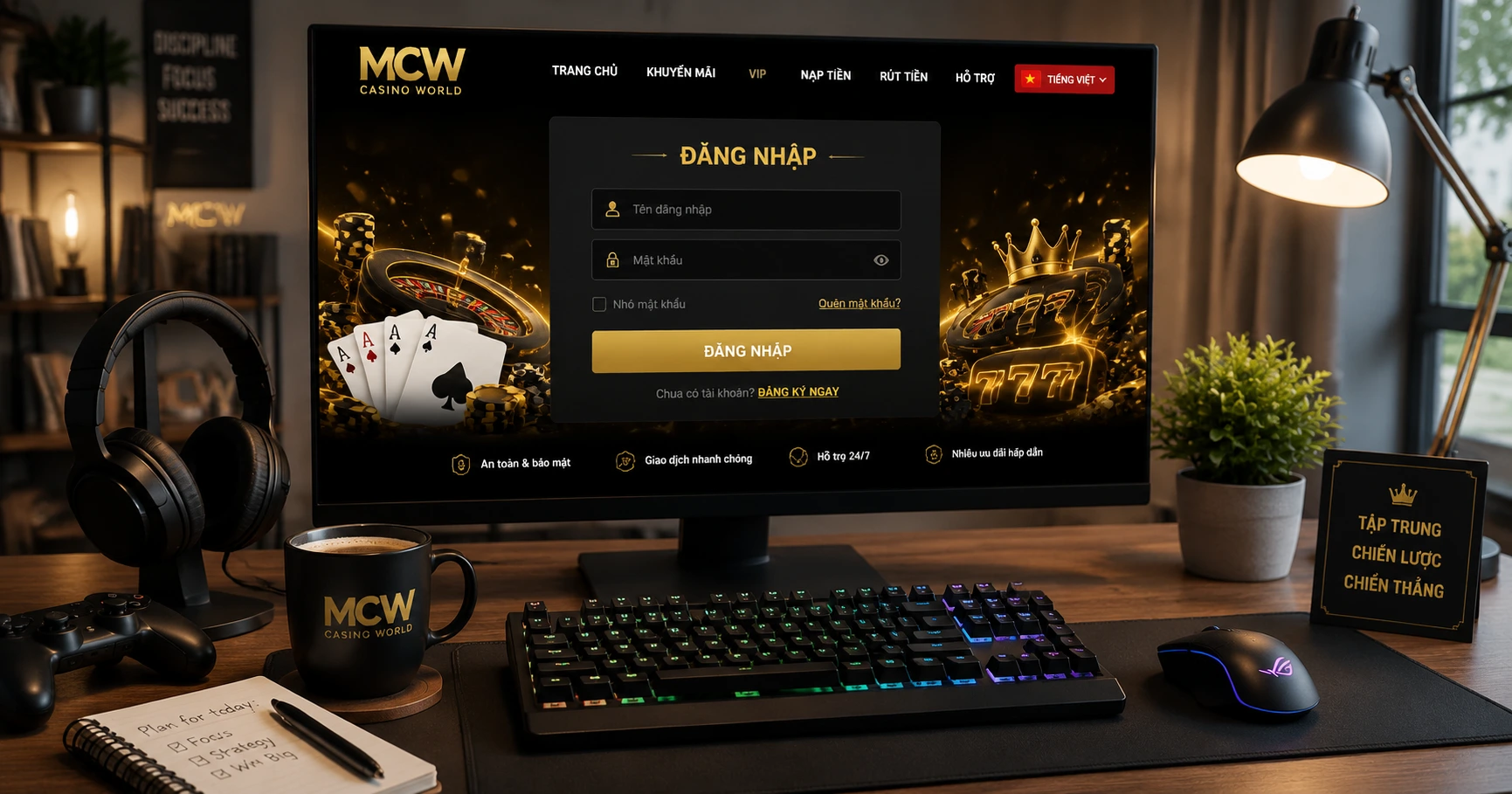 Hướng Dẫn Đăng Nhập MCW Casino World Login Và Những Điều Cần Biết - image 3