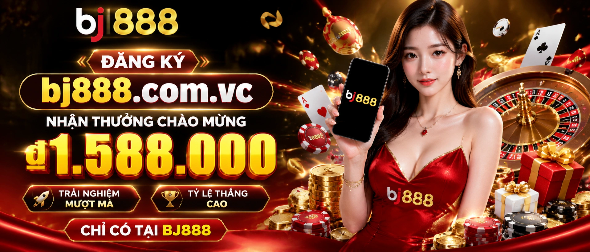 Baccarat Sảnh 1 trên bj888.com.vc