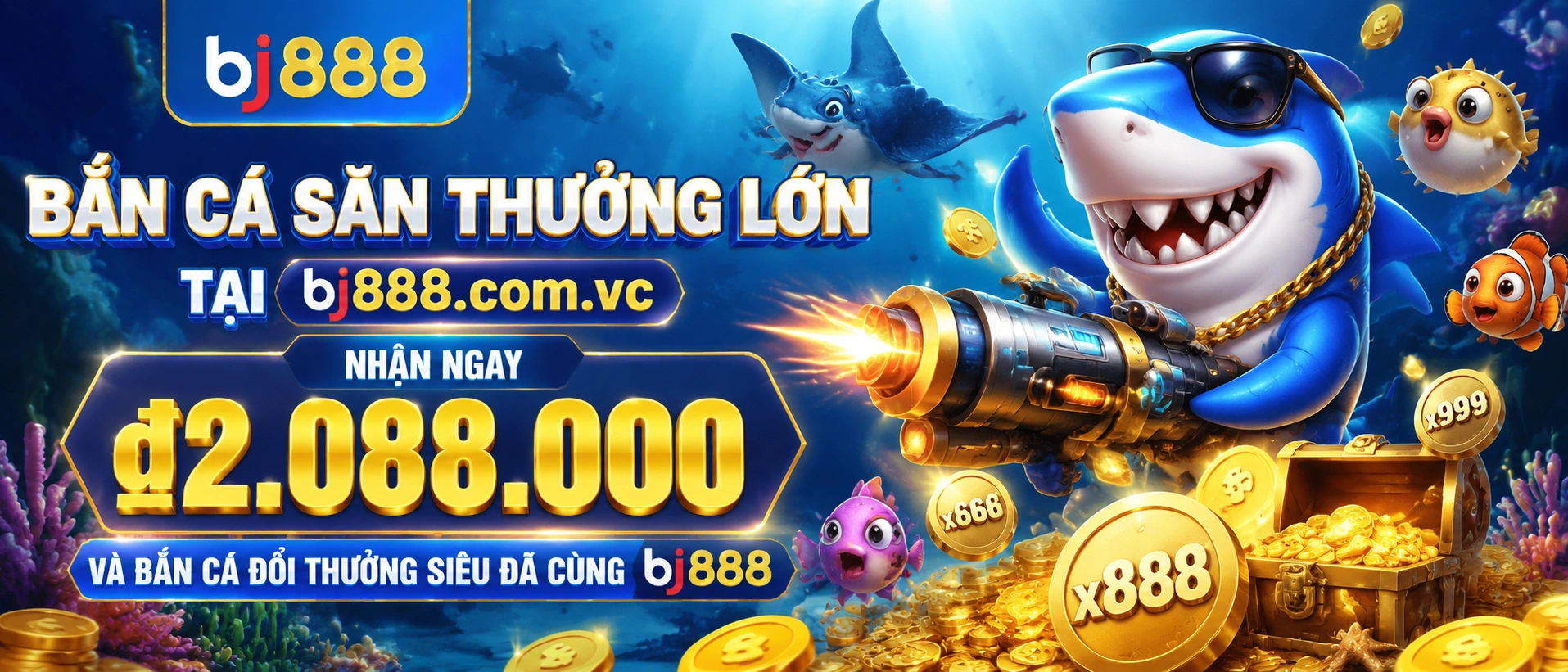 Bắn Cá Cổ Điển - arcade shooting game phong cách quen tay