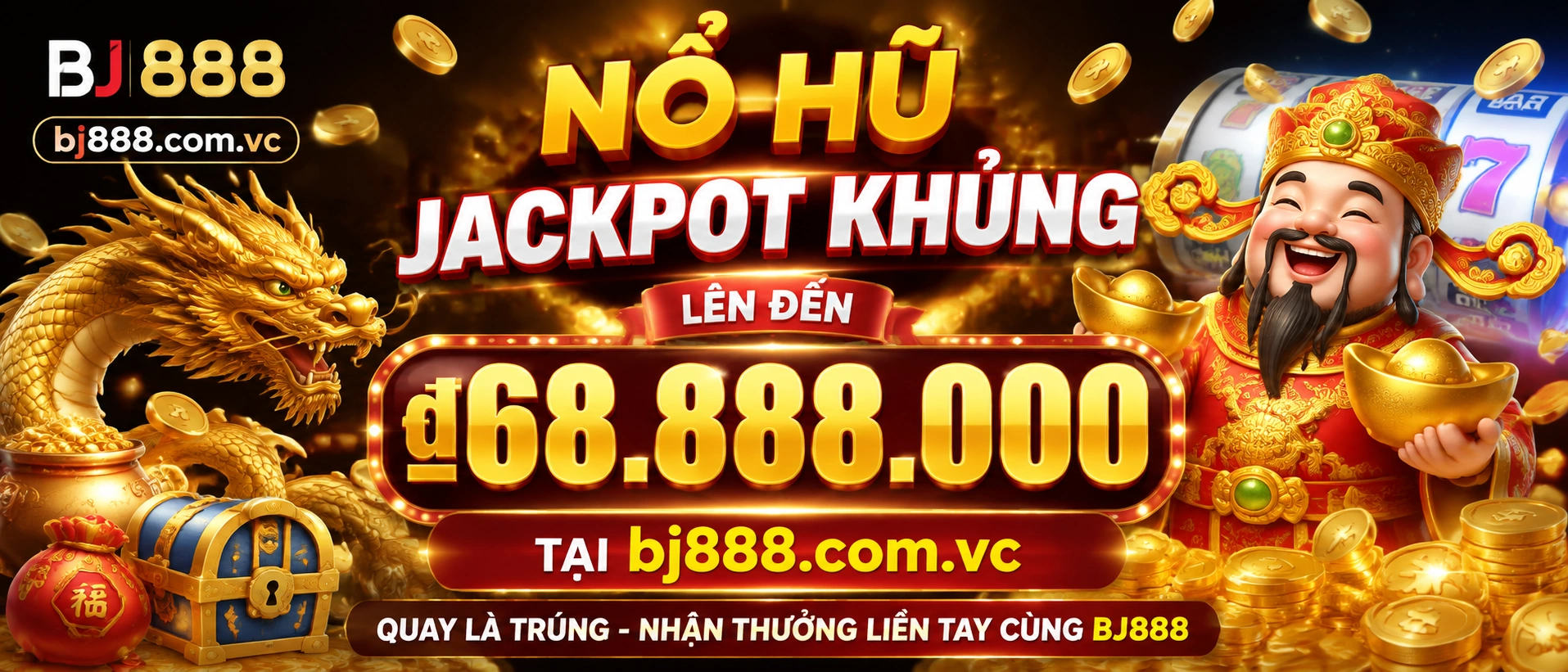 Một giao diện game Nổ Hũ nổi bật trên bj888