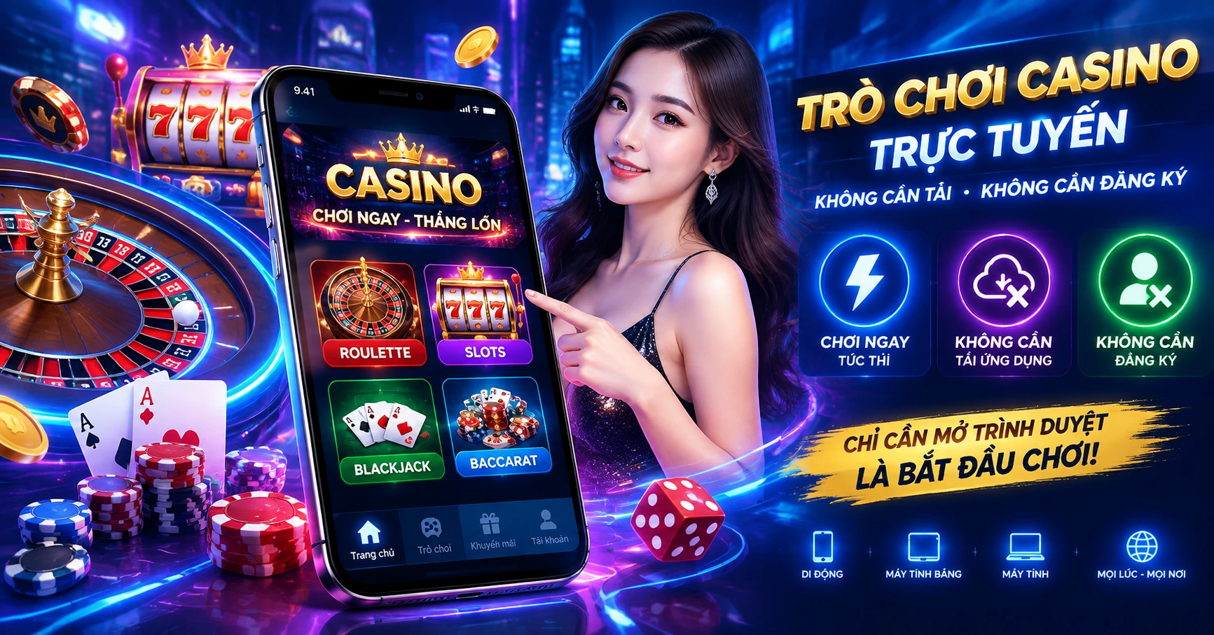 Trò chơi casino miễn phí không cần tải về không cần đăng ký: Trải nghiệm chơi game miễn phí tiện lợi - image 3